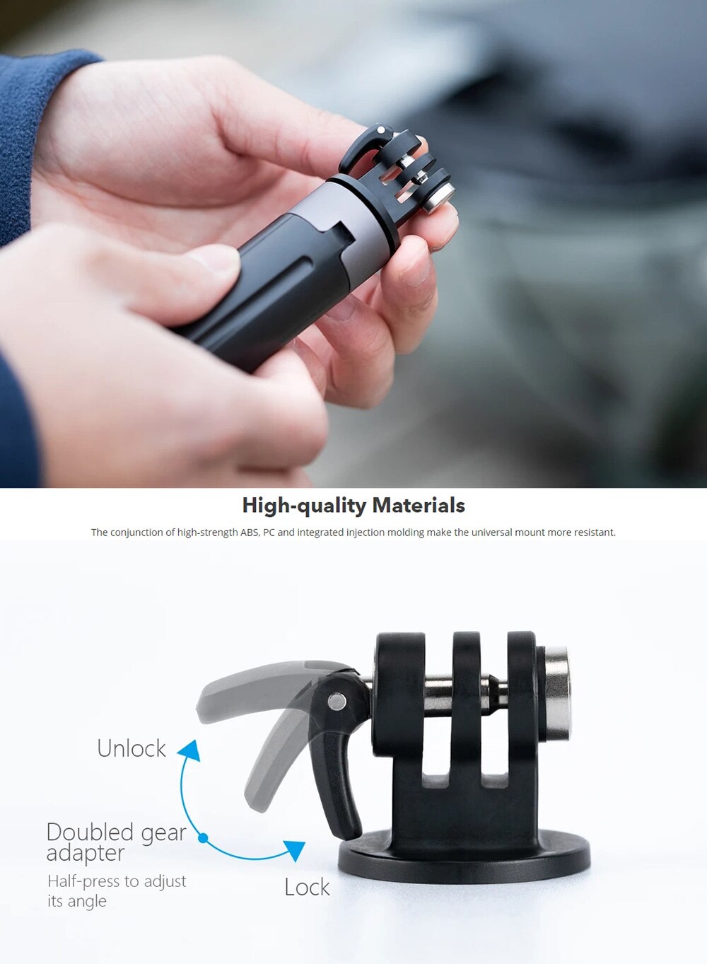 PGYTECH DJI POCKET 2 Adapter uchwyt na telefon plecak klip statyw do Selfie dla DJI Osmo kieszeń/kieszeń 2 akcesoria