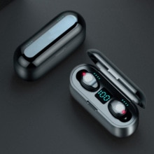F9 Wireless Headphones Bluetooth 5.0 Earphone with Headphones Charge Box Sports Headset Ear Buds with Dual Microphone