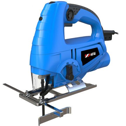 550W Electric Jigsaw Woodworking Electric Jigsaw Metallic Timber Plasterboard Cutting Tool, 10 Saw Blades