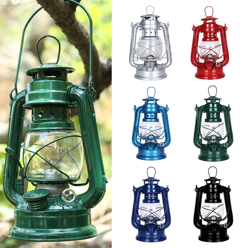Lámpara de queroseno para acampar, farol de estilo Retro, linterna de tormenta de petróleo, lámpara de Metal para exteriores, piezas de herramientas de jardín, accesorios de repuesto, 1 ud.