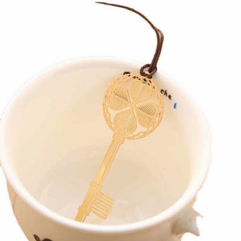 1pc Cute Gold Lable Metal Bookmark Chinese Style Classical Book Page Mark Student Stationery School Office Supplies: 3