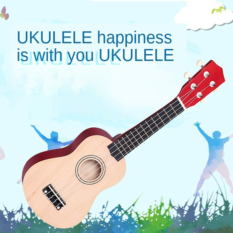 21 Inch 16 Colors Ukulele Guitar Wooden Ukulele Musical Guitar Musical Instruments for Beginners Childrens