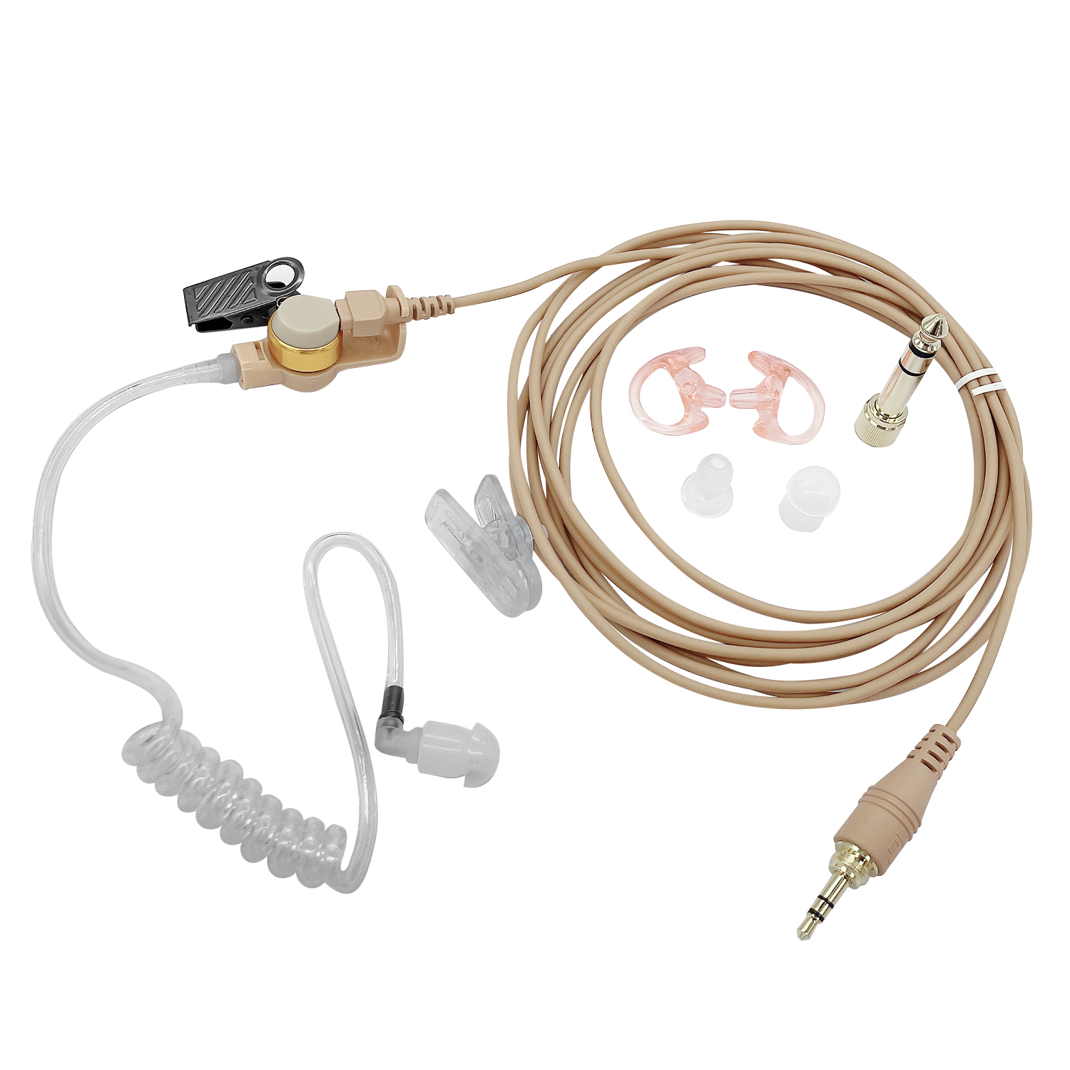 Universele Ifb Headset 3.5Mm Professionele Headset Compatibel/Iphone, Android, Telex, Clear-Com, comrex, Lecstronics