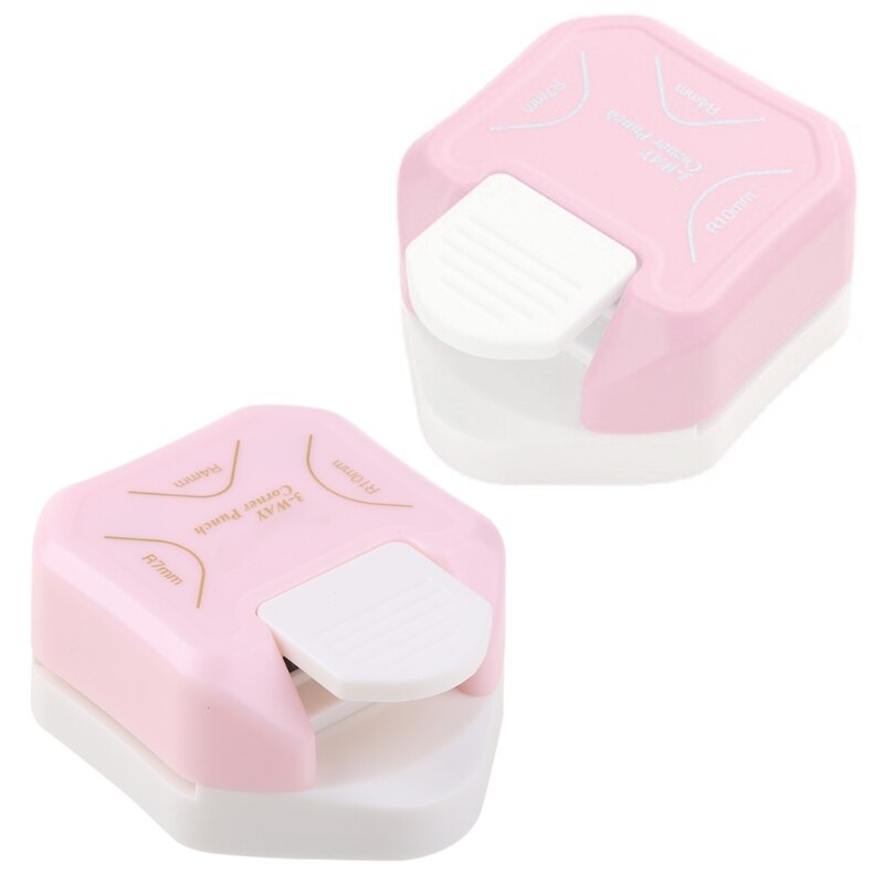 3 In 1 3 Manier Visitekaartje Corner Rounder Kaart Foto Hoek Trimmer Cutter Abs Film Foto Rounder 0.4Mm r4 R7 R10