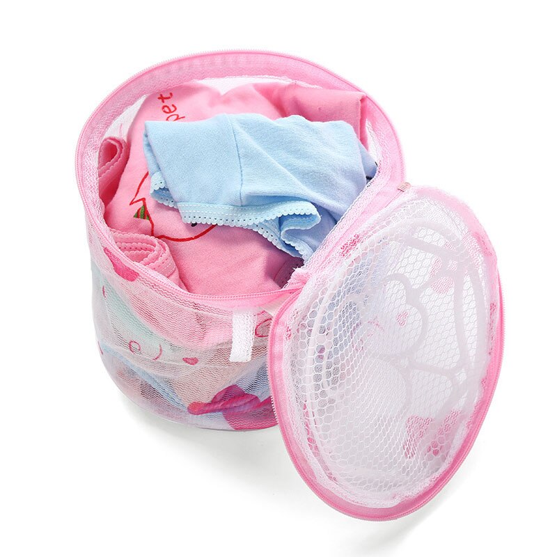 Premium mesh rengøringsværktøj til hjemmet bh vaskeposer vask beskytter sarte undertøj lynlås folde nylon