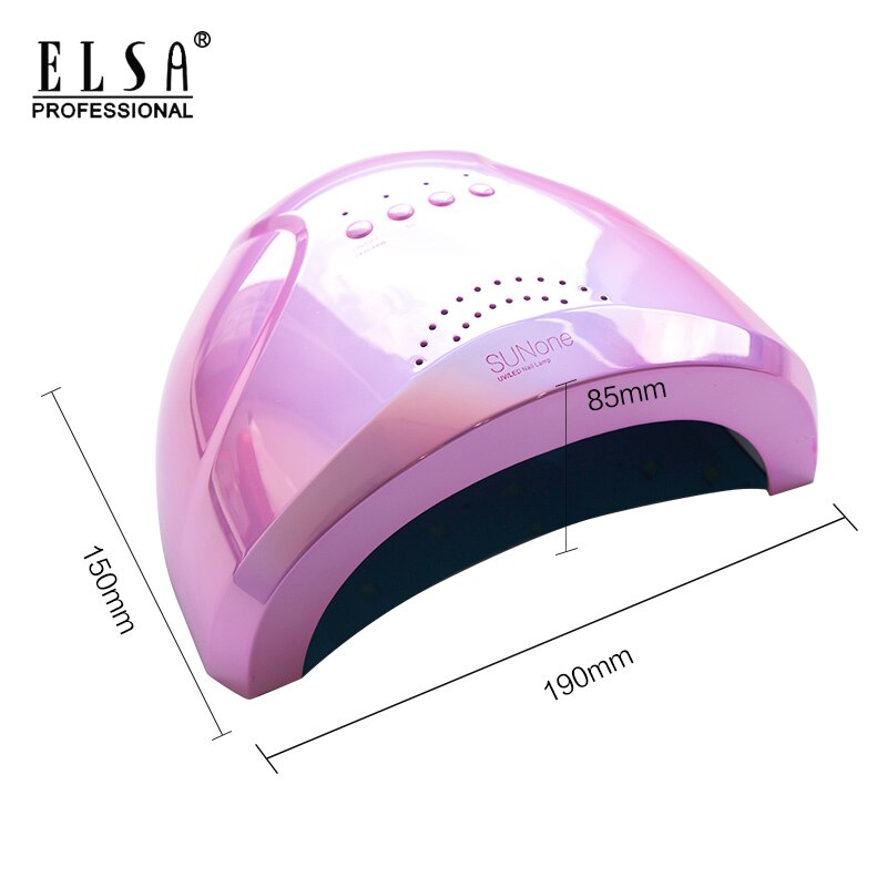 Sol una lámpara UV LED seca uñas lámpara UV secador de uñas 3 colores Gel pulido Curin con 48W Fondo lámpara temporizador inducción automática