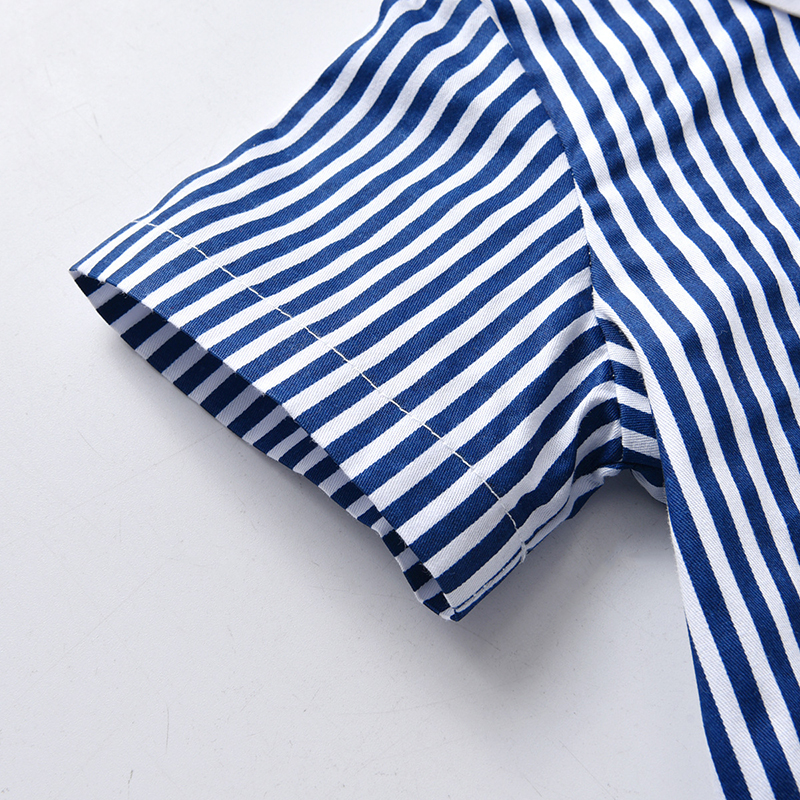 Bebê menino roupas de verão da criança menino bodysuit curto mangas compridas cavalheiro gravata borboleta camisa romper 2022 novo algodão infantil menino roupas