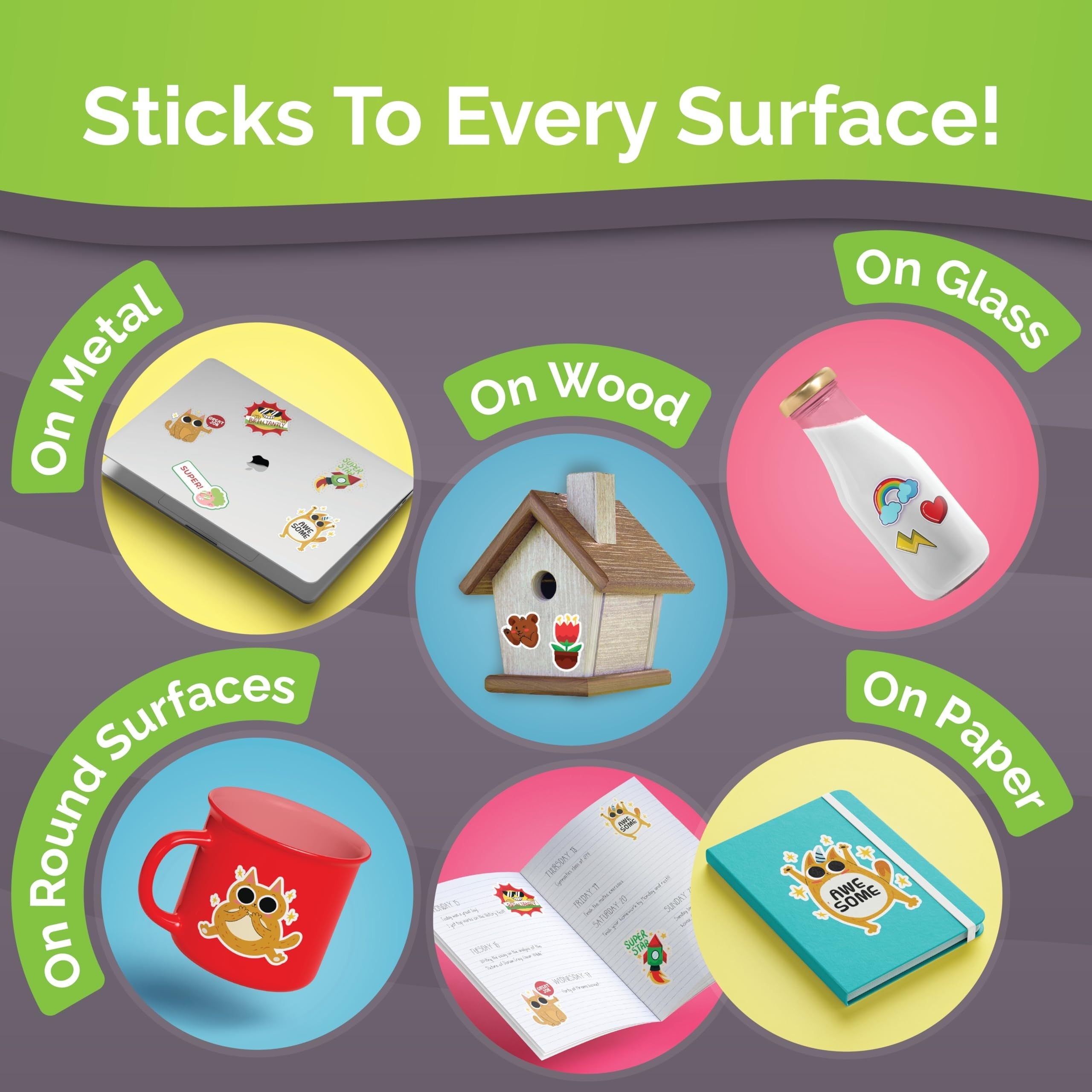 ESHANG A4 10 Sheets Premium Printable Vinyl Sticker Paper for Inkjet Printer Matte White Waterproof,Quickly Dry 8.3×11.7 Inches