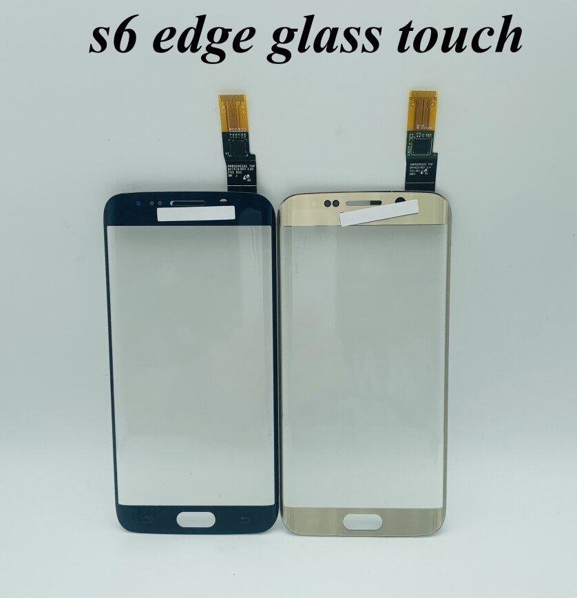 Glass berøringspanel for samsung  s8 plus  g955 note 8 s6 edge  s6 edge plus  s7 edge lcd glassskjerm reparasjon: S6 kant tp