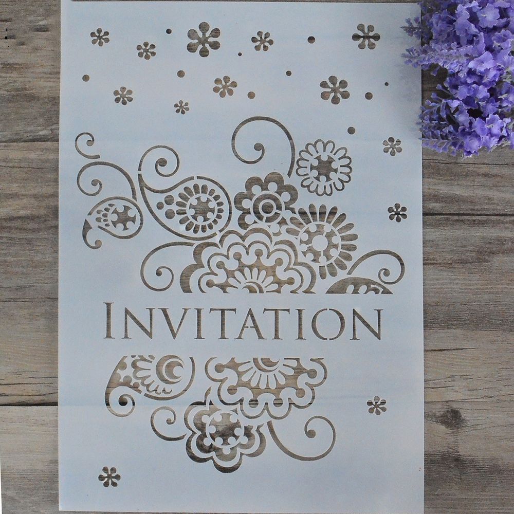 DIY Craft Layering Stencils Template For Walls Painting Scrapbooking Stamping Tableau Decoration