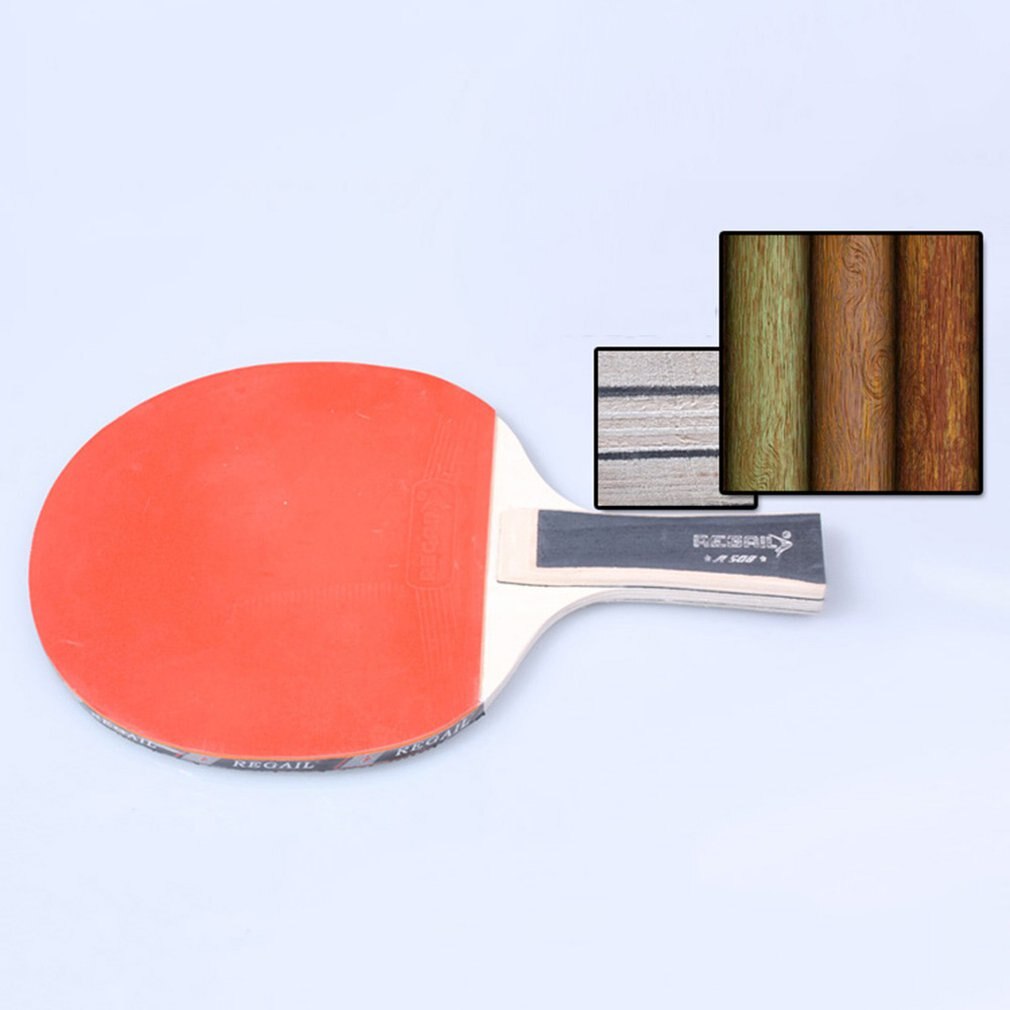 A508 Table Tennis Racket Beginner Set Table Tennis Racket Horizontal Shot Competition Training Beat 2Pcs