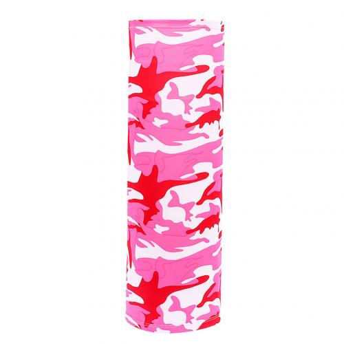 Unisex bloemenprint hoofdband zonbescherming stofdicht fiets nekwarmer sjaal fiets nekwarmer sjaal fiets nekwarmer s: Rozenrood