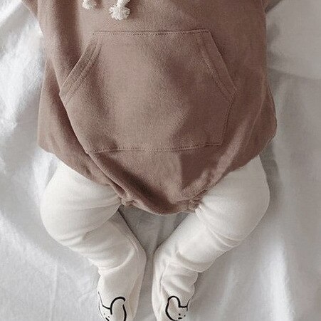 MILANCEL – leggings style dessin animé pour bébé fille et garçon, vêtement coréen: beige pants / 6M