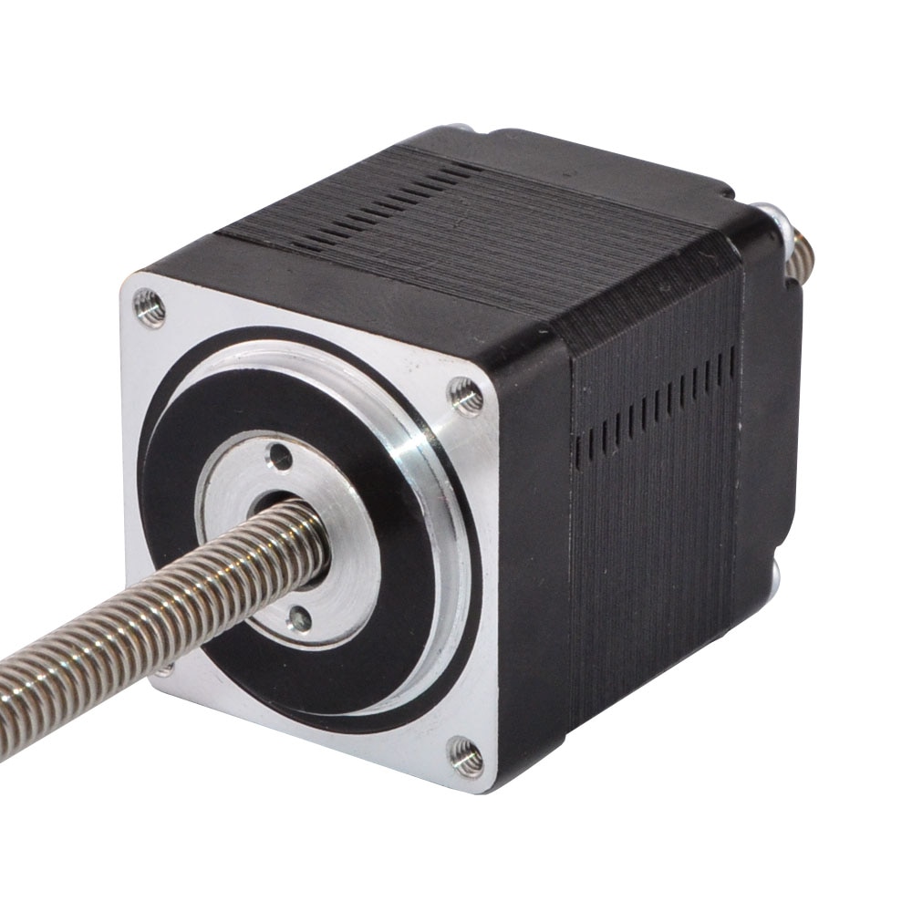 Nema 11 Non-captive Linear Stepper Motor 4-lead 34mm Stack 0.75A Lead 2mm/0.07874" Lead Screw Length 100mm
