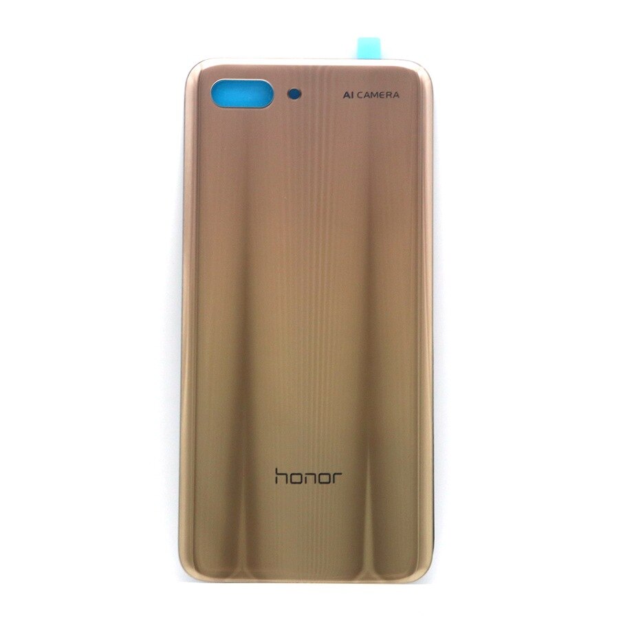 Battery Cover For Huawei Honor 10 Back Glass Cover Rear Window Panel Door Battery Housing Case Honor 10 Back Cover+Camera Lens