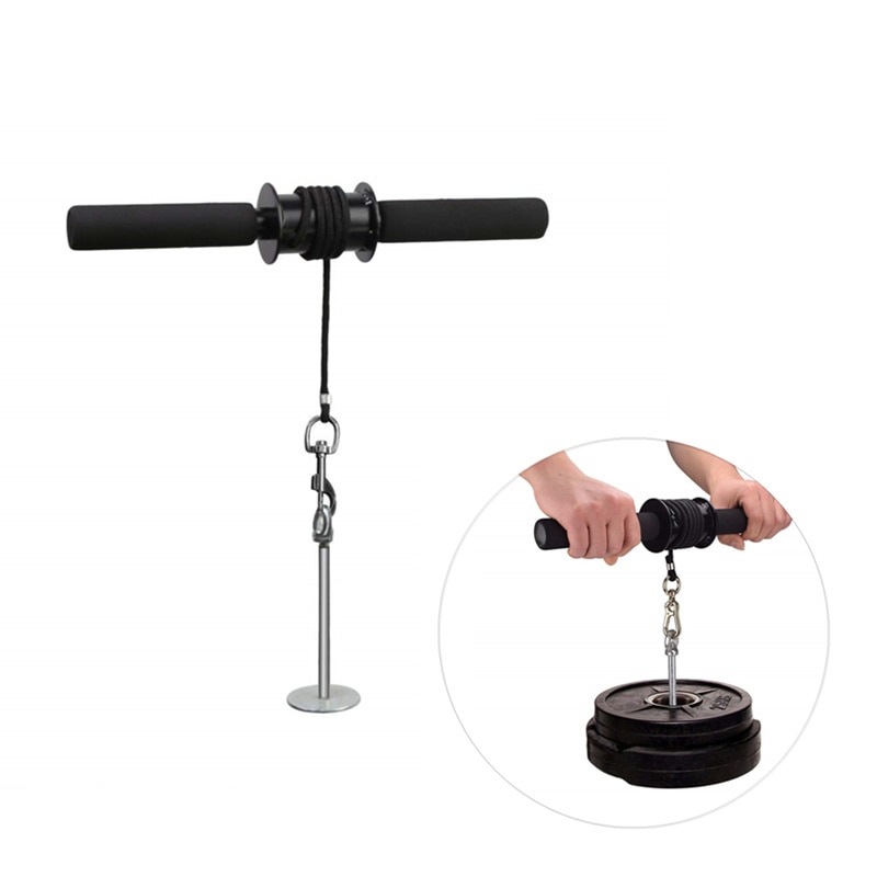 Wrist Roller Exerciser Trainer Forearm Strength Exerciser Roller Forearm Weights Grip Workout for Fitness: Default Title