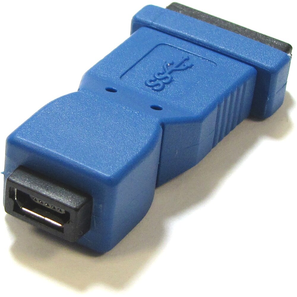 BeMatik-USB 3.0 to USB 2.0 Adapter (MicroUSB AB female to MiniUSB a female)