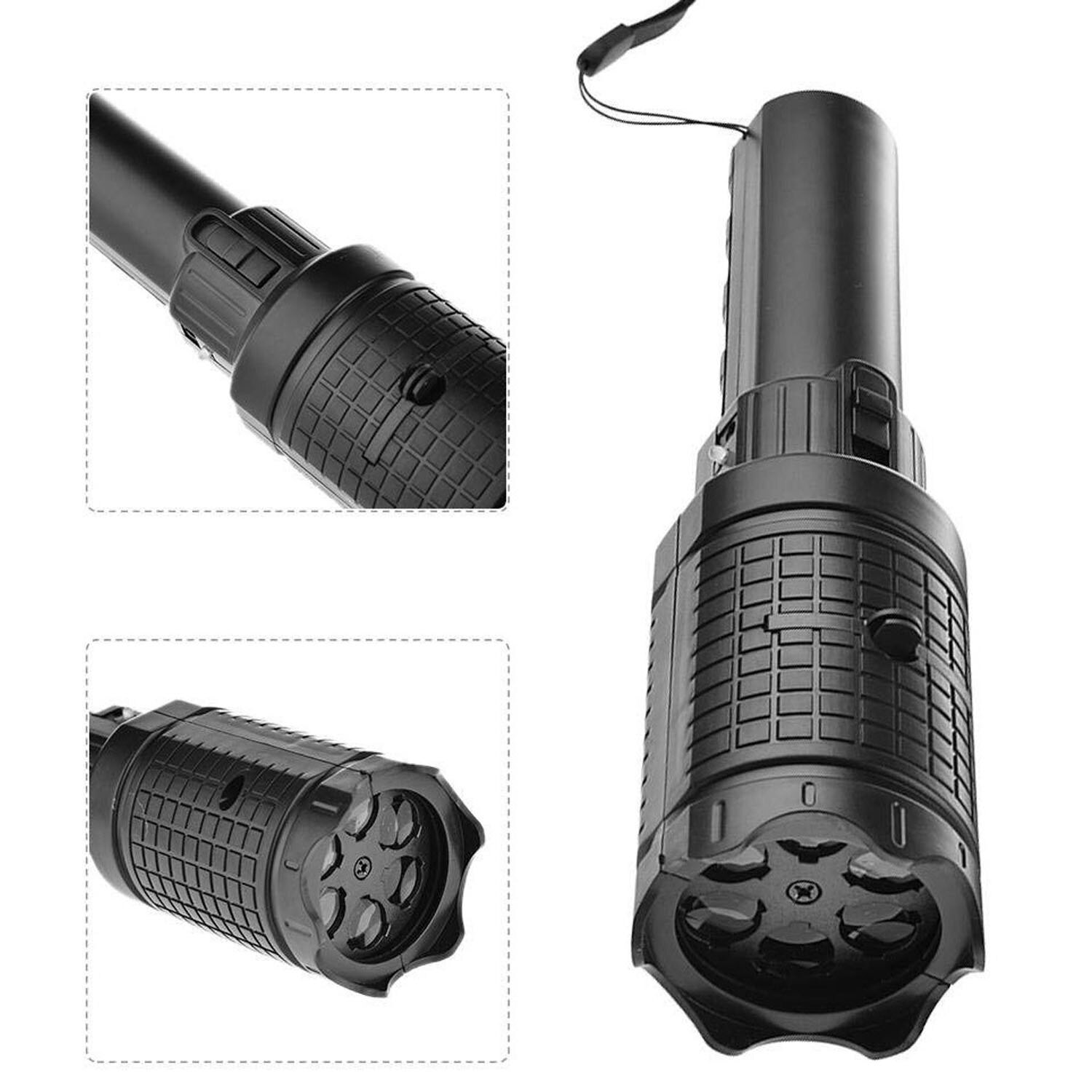 Besegad Speelgoed Draagbare 2 In 1 Usb Powered Handheld Led Projector Licht Zaklamp Met 6 Glijbaan Patronen Statief Voor Kerst