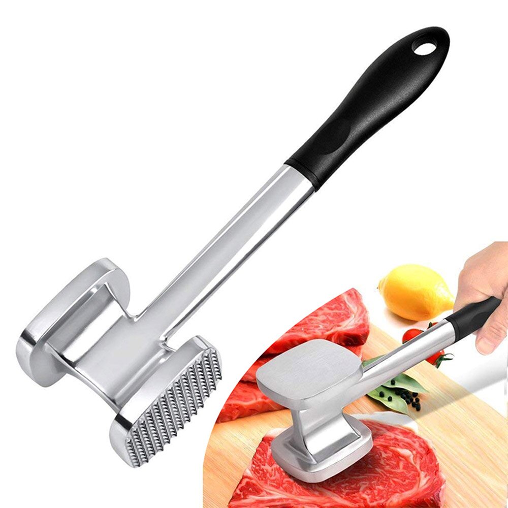 1 STKS Keuken Gereedschap Kloppen Vlees Hamer Steak Hamer Steak Whacker Legering Peesbreker Tenderizer Dubbelzijdig Vlees Kloppen Hamer Losse kopen vanaf een prijs van 4.77
