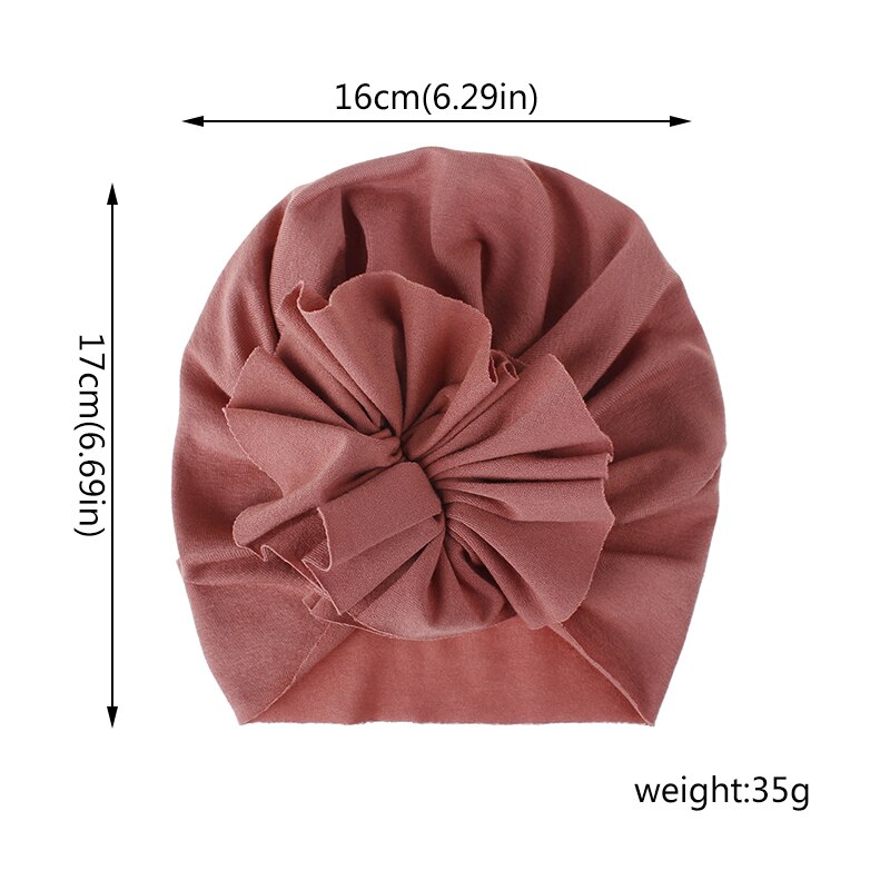 Flor do bebê menina bandana com gorro boné de algodão macio crianças turbante criança faixa de cabelo headbands para meninas acessórios de cabelo do bebê