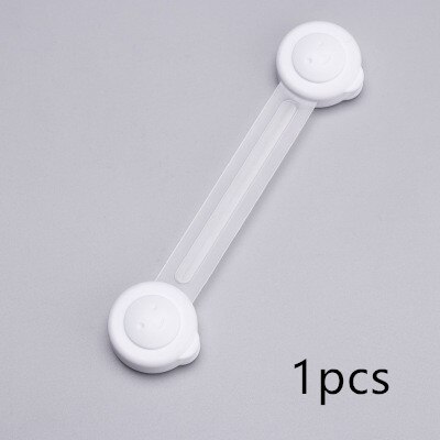 10Pcs Kind Veiligheid Kabinet Lock Baby Proof Beveiliging Protector Lade Deur Kast Lock Plastic Bescherming Kids Veiligheid Deurslot: white 1pcs