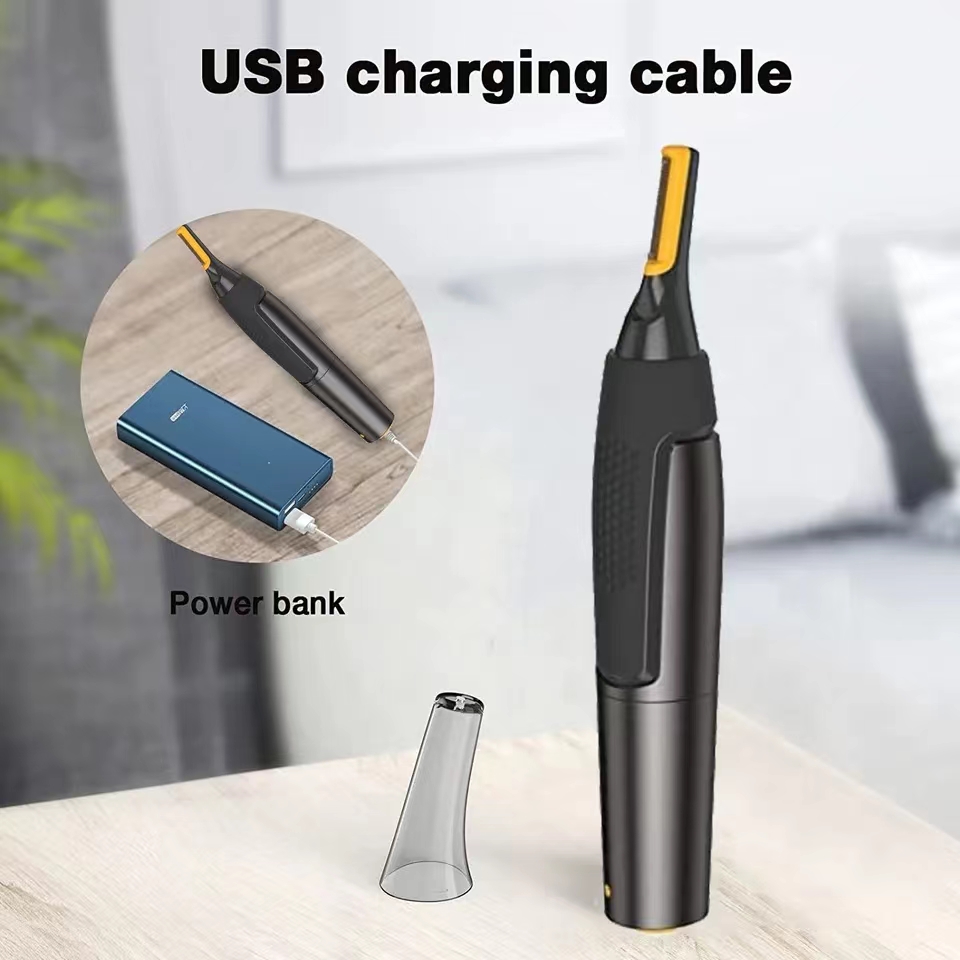 Ultradunne precisietrimmer Elektrische neushaartrimmer Mini draagbare oortrimmer voor mannen Neushaarscheerapparaat Waterdicht Veilig schoon
