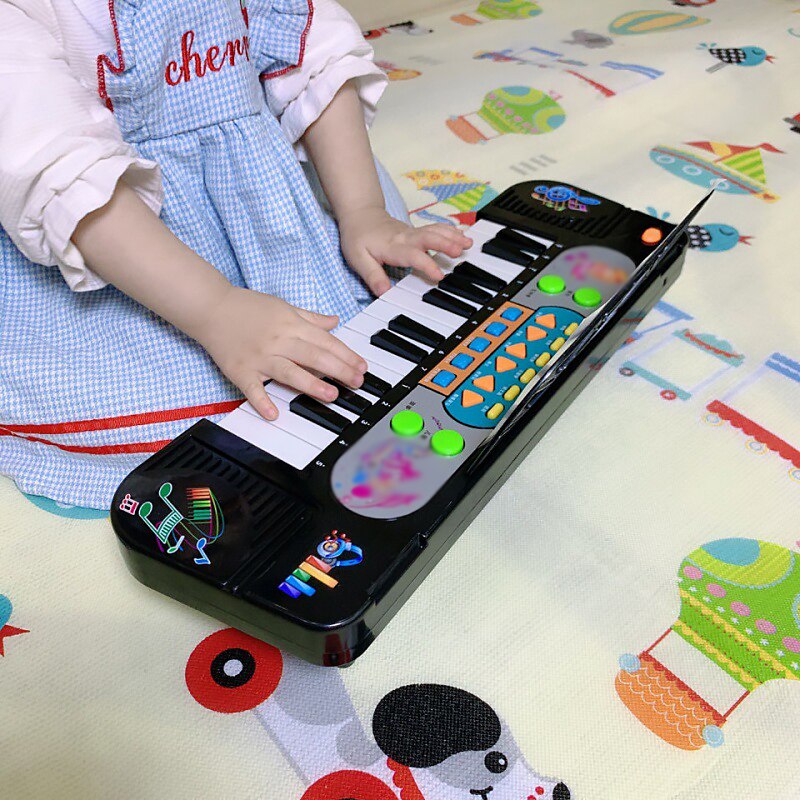 Kids Playing Educational Electronic Piano Baby Toys Children Keyboard Boys Girls Fingers Music 25 Keys Cute