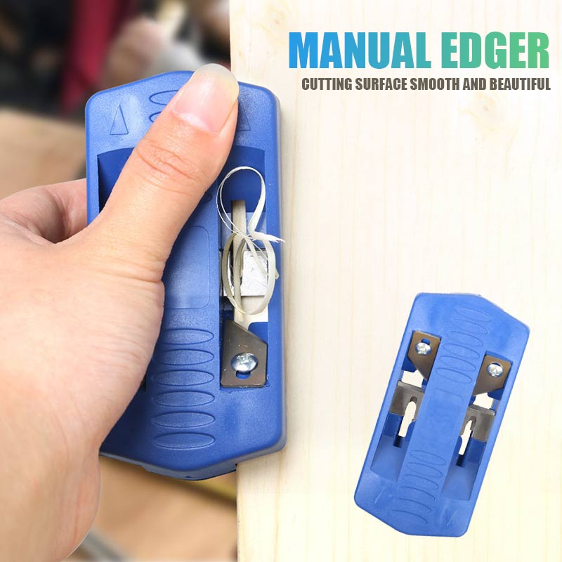 Manual Edging Tool Carpenter Plastic Head Equalizer Woodworking Paint-free Plate Edging Strip Debarring Edging Knife Tool