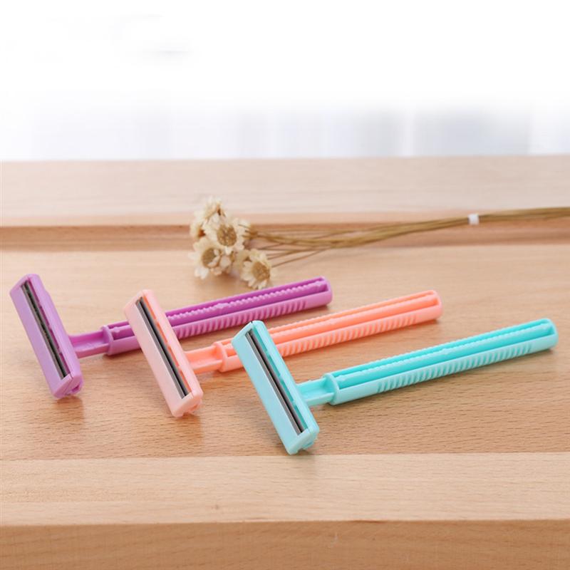 Dames scheermes schraper handvat met contour scheermesje scheermesje met mesjes beautytool accessoires