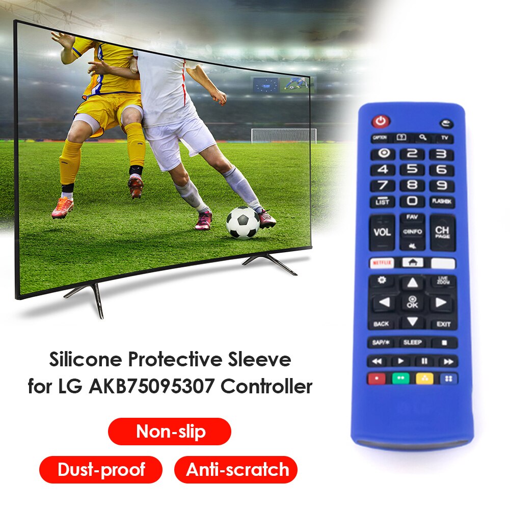 Beschermende Siliconen Case Decor Stofdicht Draagbare Draagtas Voor Lg Tv AKB74915305 Schokbestendig Afstandsbediening Cover