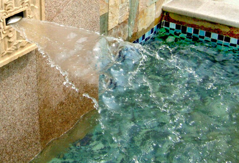 DN15 20 25 40 50 Adjustable universal fan shaped fountain head, rockery fountain, pool flat nozzle, duck nozzle fountain head.