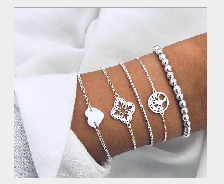 Multi Stil Hand Schmuck Einfache retro Armbinde Diamant Geometrische Armbinde einstellen Ketten Armreif Feine Schmuck Party: AB098