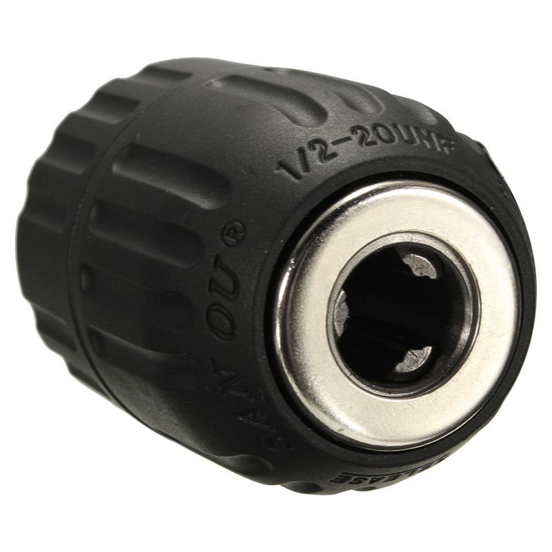 13MM HSS Keyless Drill Chuck with SDS Adaptor Hardware Tool Part,black