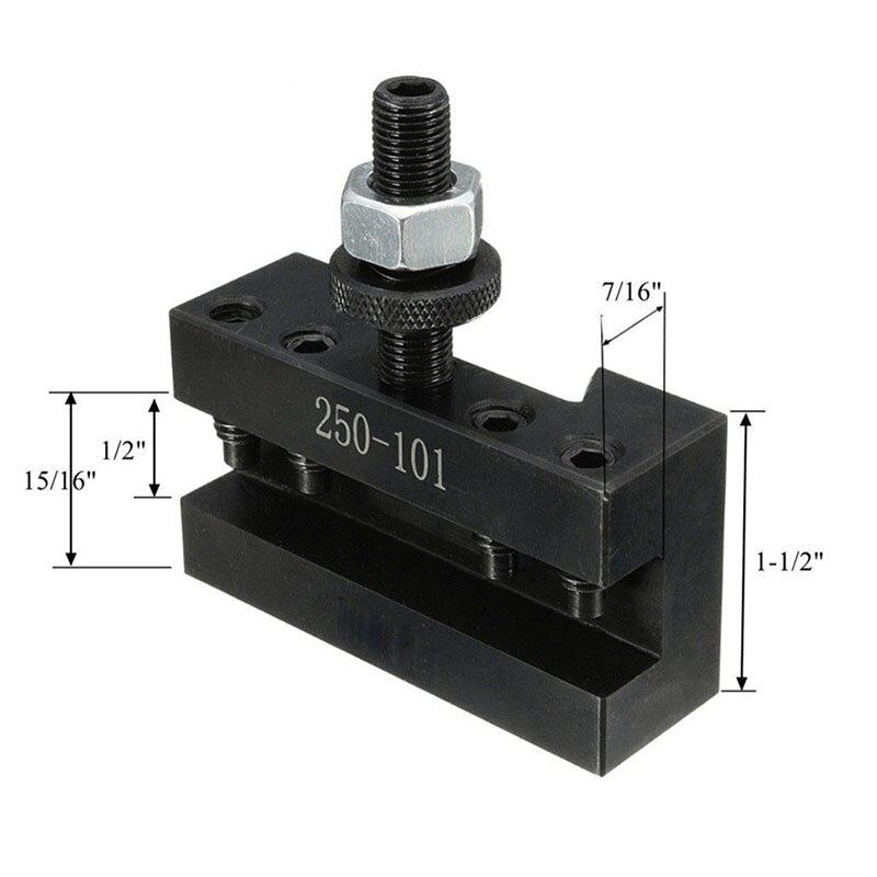 250-101 Turning and Facing Holder Quick Change Tool Post and Tool Holder