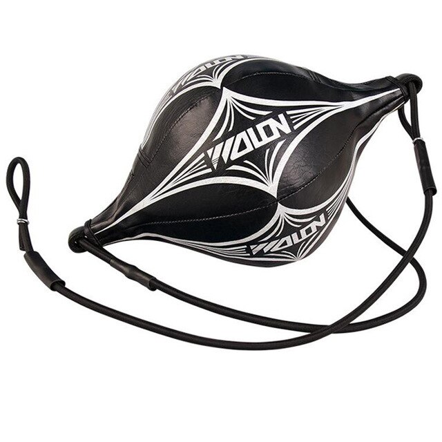 Punching Ball PU Pear Boxing Bag Training Reaction Speed Balls Muay Thai Punch Boxing Fitness Sports Equipment: black