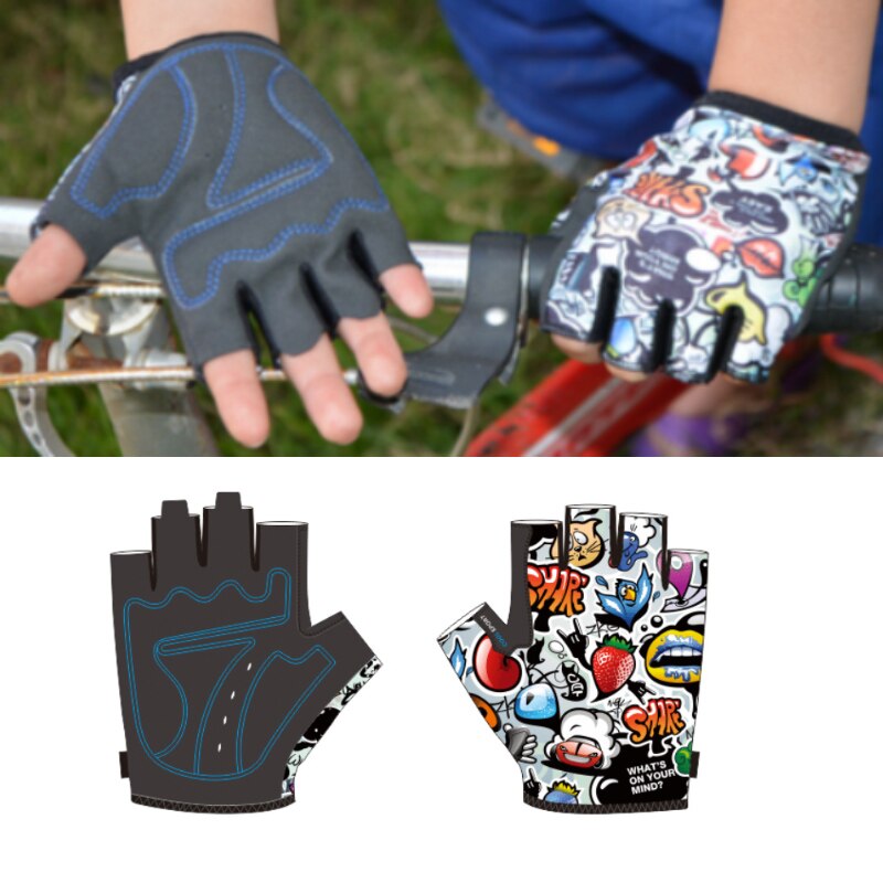 Neue Mountainbike Reiten draussen-Sport Fitness Kurze Finger freundlicher Halbe Handschuhe XR-Heißer