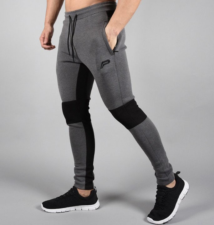 2018 Bolso Com Zíper Calças Do Esporte Dos Homens Correndo Calças Homem Calças De Treinamento de Fitness Jogging Jogger Sweat Pants Lazer Respirável