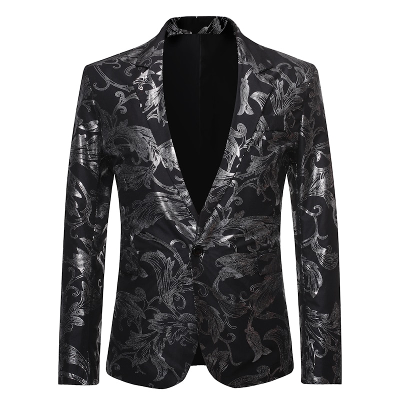 Veste élégante pour homme, Blazer de mariage doré, robe de costume, printemps-automne,