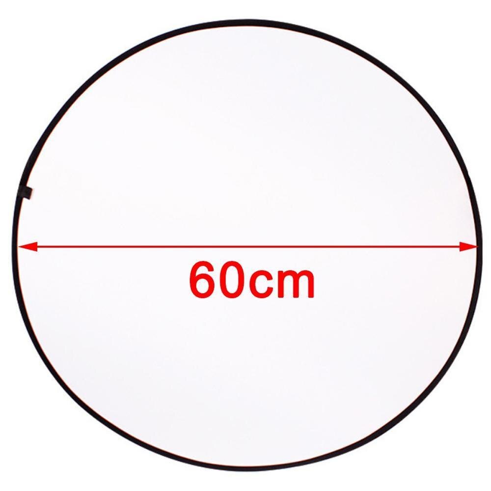 1 Pcs 5 in 1 Round Reflector 60CM Photo Fill Light For Photography Diffuser Plate Reflector Studio Mini Portable Foldable Y6V5