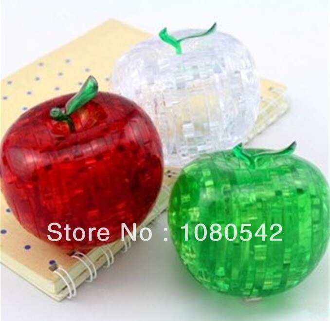 3d puzzel apple grappig speelgoed puzzels voor kinderen
