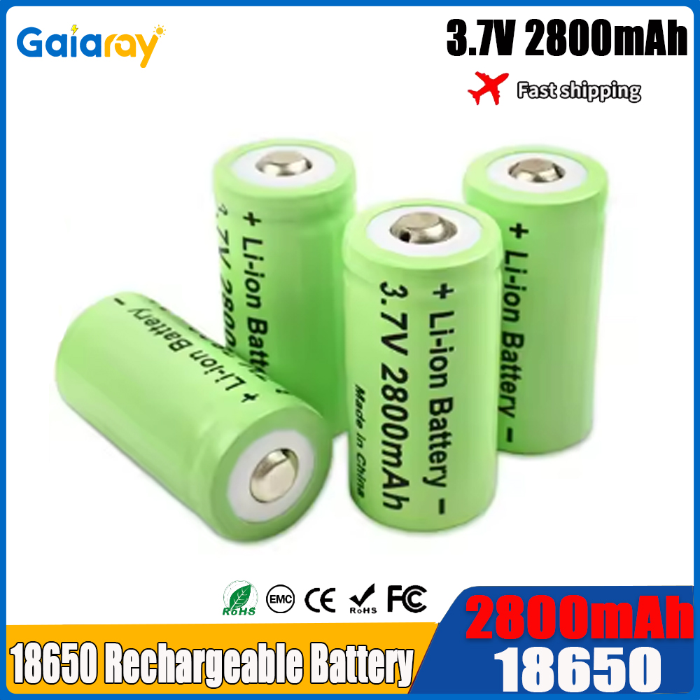 20 st. 2800 mah uppladdningsbara batterier, 3.7v litiumjonbatterier , 16340 rcr-batterier  cr123a 123 icr-batterier för led-ficklampa för resor