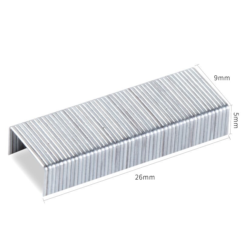 Deli 1 Box 1000pcs 10# Small Metal Staple Mini Stapler Book Nail School Office Supply Business Stationery Student Binding Tool