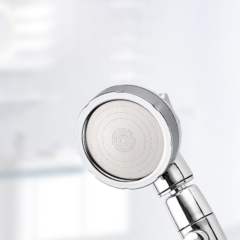 Druk Spary Hoge Handheld Chrome 3 Douchekop Instelling Met On/Off Pauze Schakelaar Waterbesparende Verstelbare