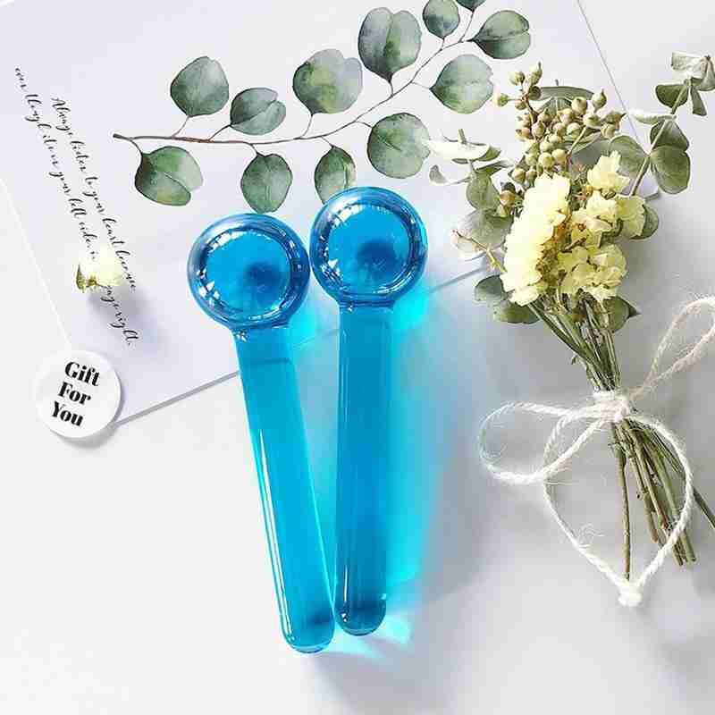 1 par de bolas de Agua de Cristal de belleza, masaje de hielo y Bola de enfriamiento, Cara de ojo