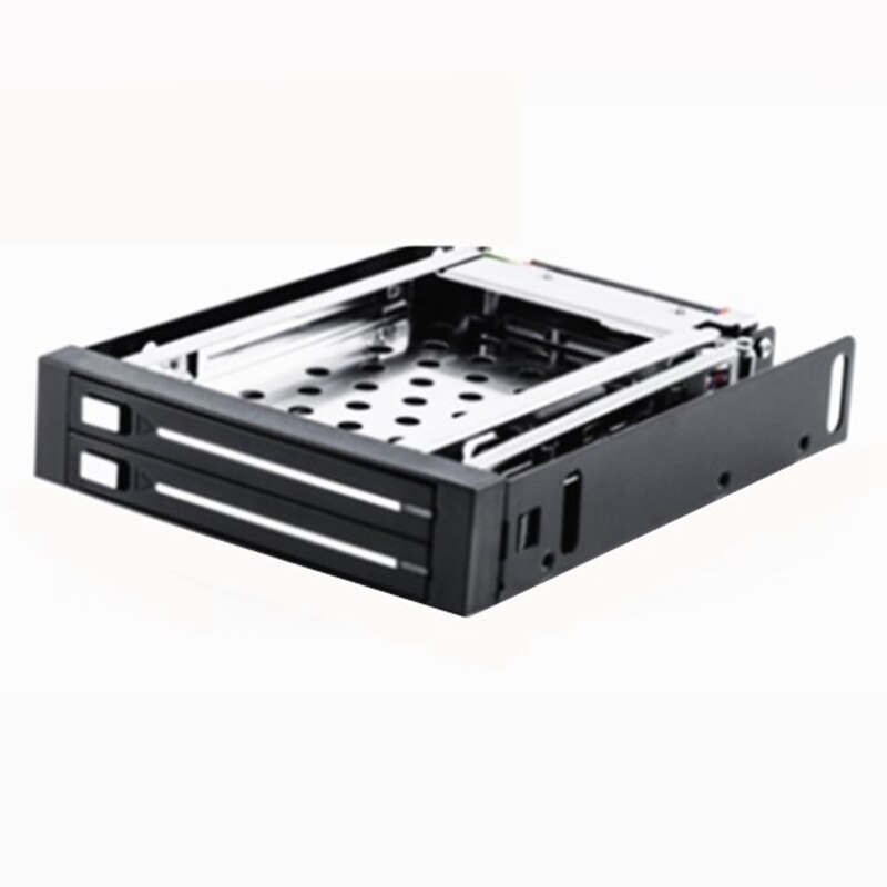 2.5 Inch Floppy Disk Drive Tray 2-Bay Disk Drive SATA For HDD/SSD Hard Disk Enclosure Extraction Box: Default Title