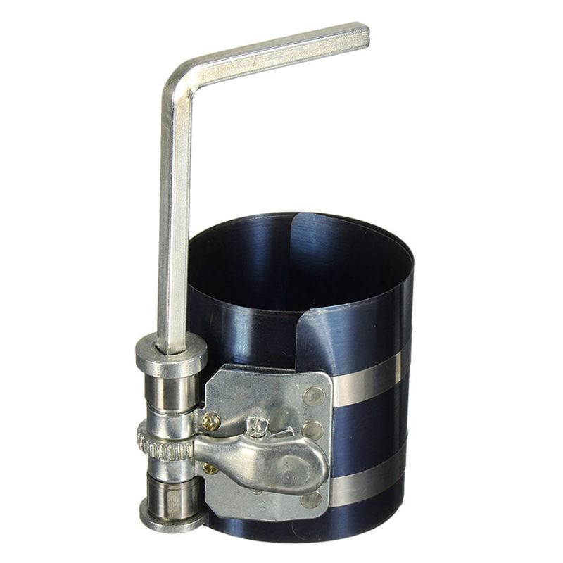 3" Car Engine Piston Ring Compressor Tool Installer Band Ratcheting 53-125mm J60F
