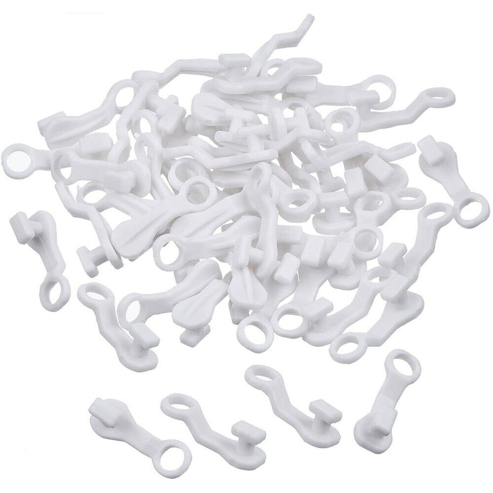 Strong Curtain Track Glide Runner Glider Hook Swish Suited Railing Plastic Poles