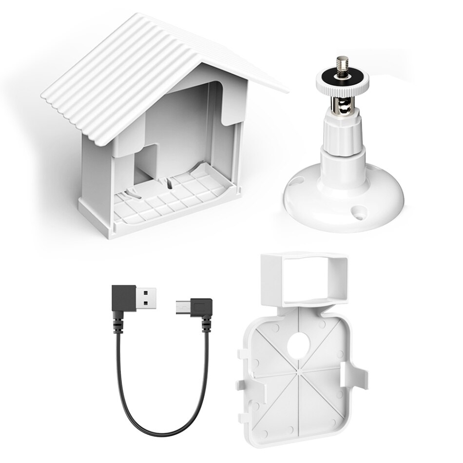 Wall Mount Bracket Kit for Blink XT Camera Weatherproof 360 Degree Protective Adjustable Anti Glare UV Camera Security System: Army Green