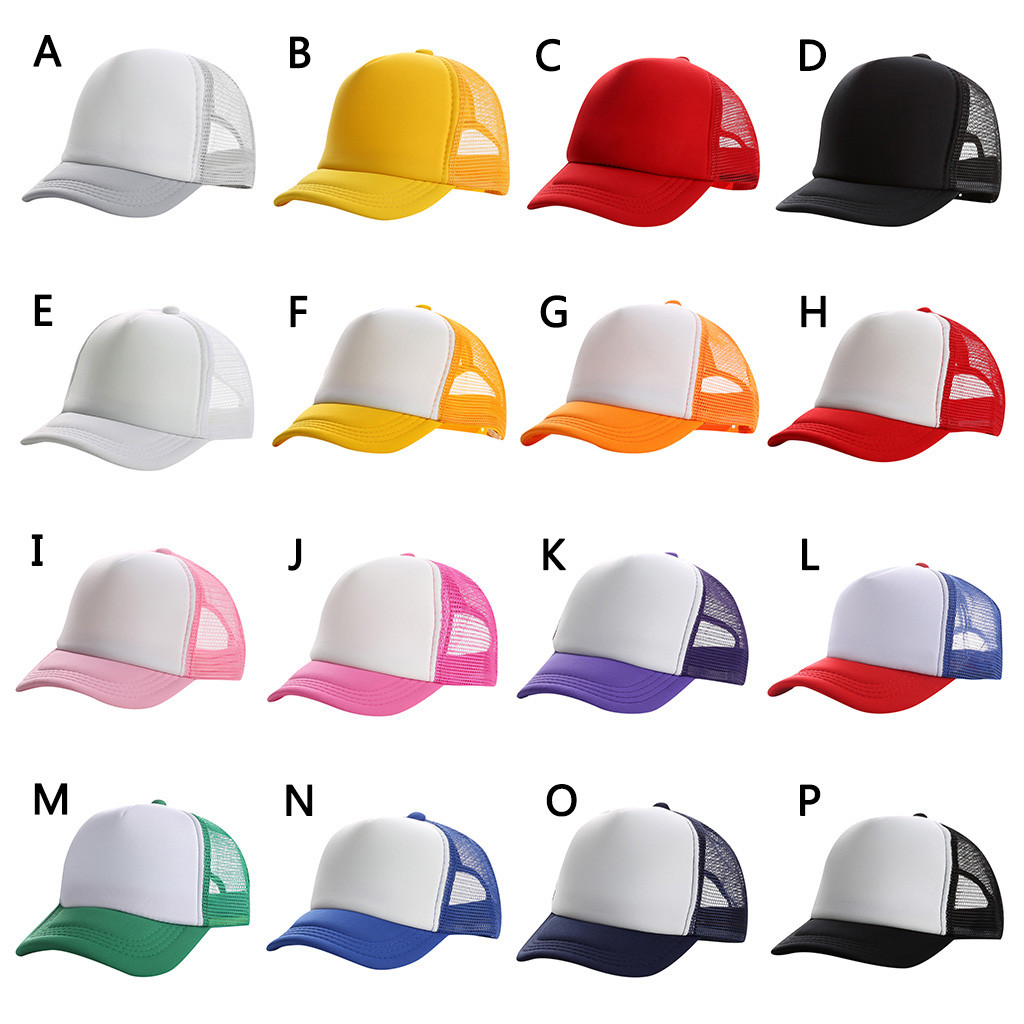 1PCS Della Protezione Dei Bambini Casual Maglia Pianura Berretto Da Baseball Regolabile Cappelli di Snapback Per Il Ragazzo Ragazza Hip Hop Trucker Cap Streetwear cappello papà