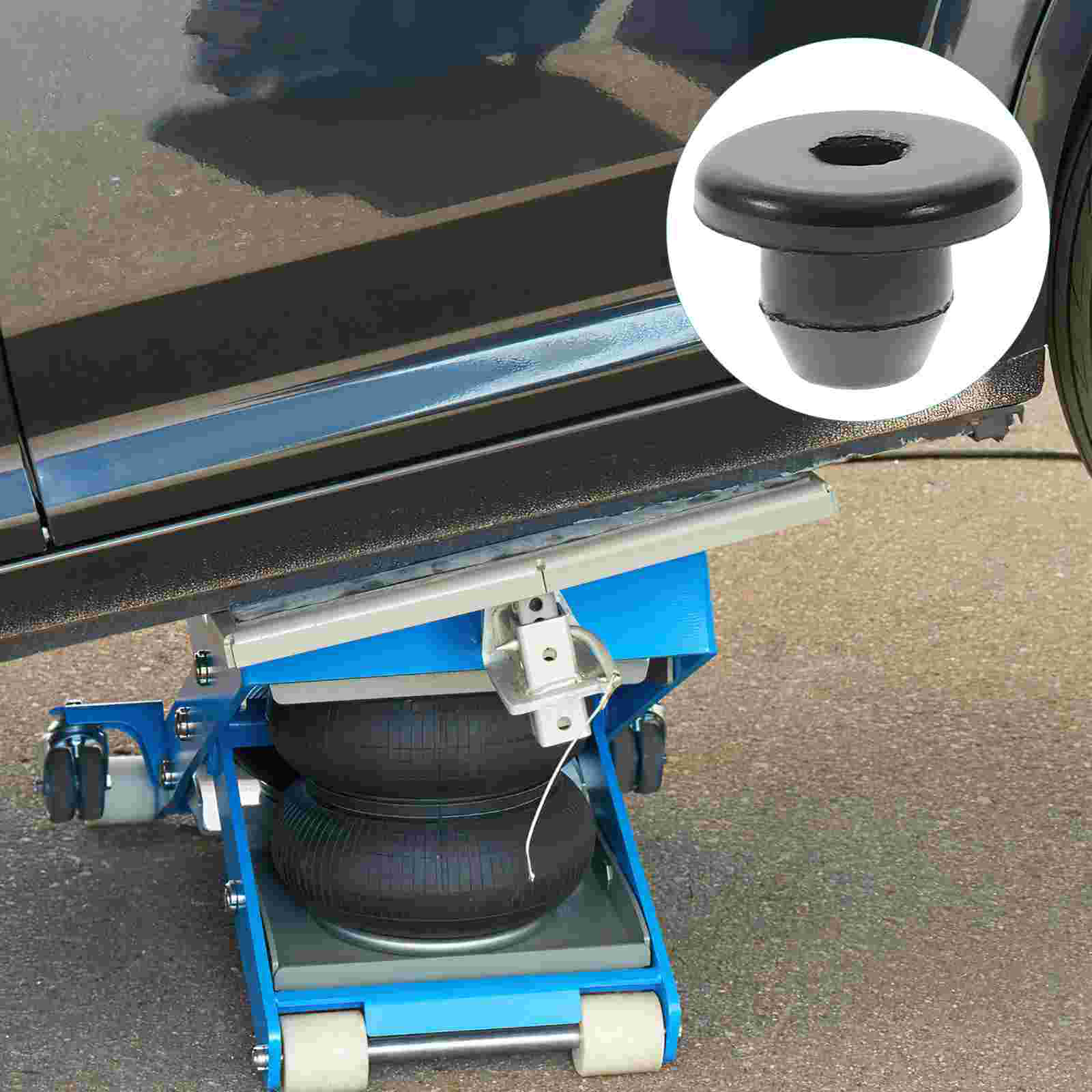 20 pezzi Tappi serbatoio olio Tappo tappo di riempimento idraulico in gomma Jack per auto orizzontali Attrezzatura di sollevamento Bottiglia da pavimento